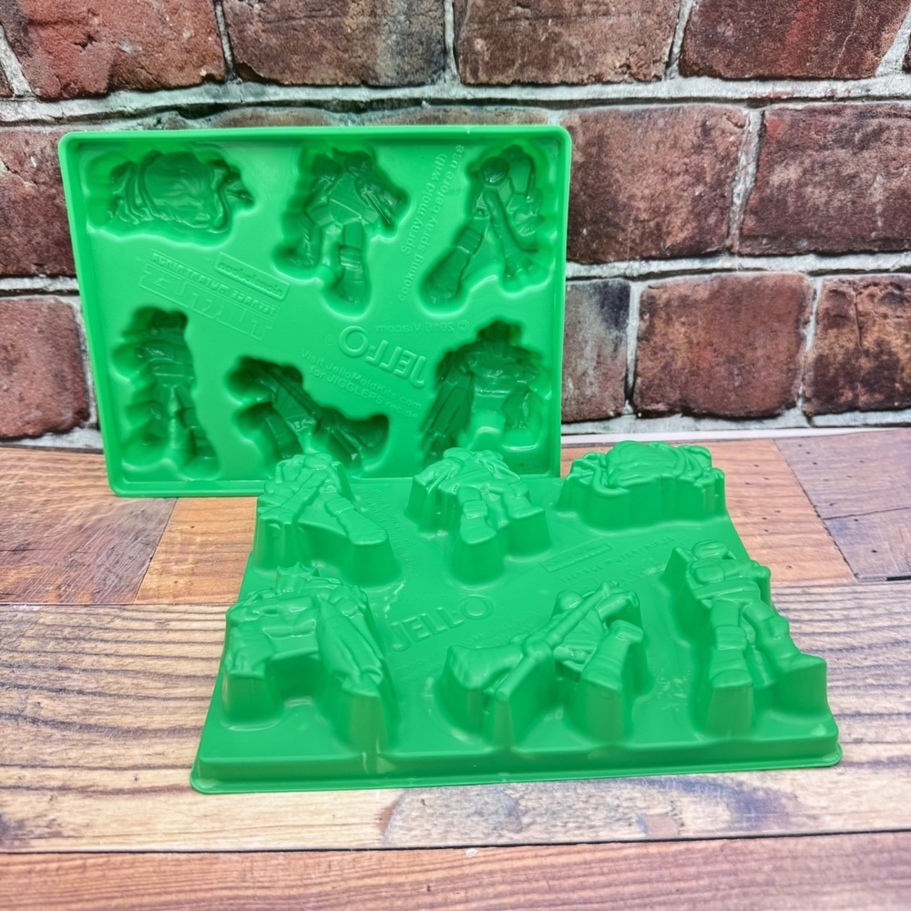 Teenage Mutant Ninja Turtles  JELL-O Jiggler‎ Molds Shooters Shots Set of 2 TMNT